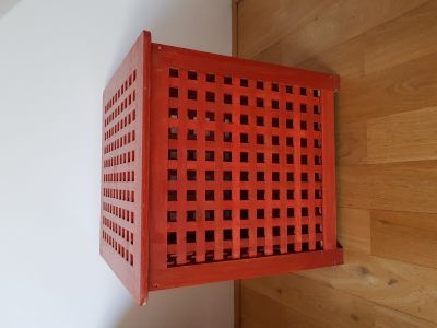 Dřevěná úložná bedna / prádelní koš IKEA