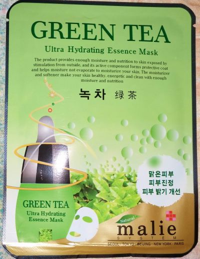 Malie Green Tea Sheet Mask 26 ks