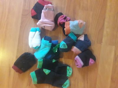 dětské ponožky asi 6-8 let