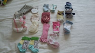 Ponožky a rukavicky pro nejmensi