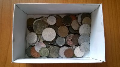 Staré mince - cca 100 kusů