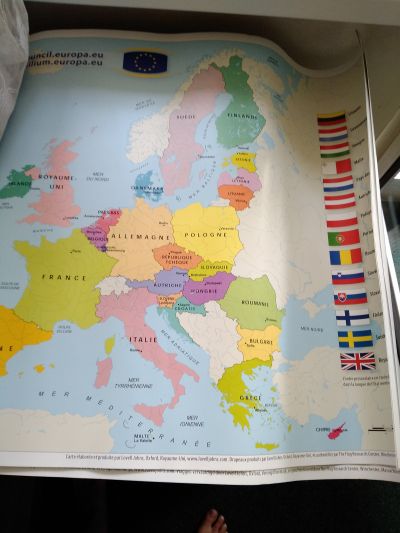Mapa EU v Aj nebo  Fj nebo Hol