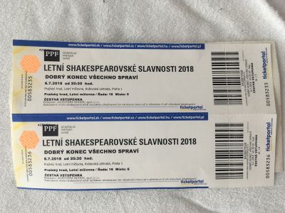 Listky na Letni shakespearovske slavnosti