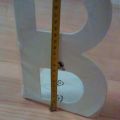 Velké písmeno B 23x15 cm