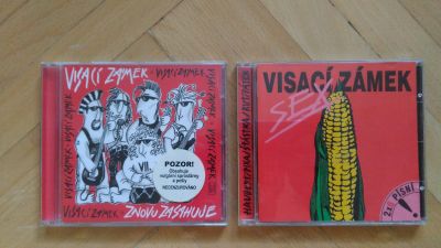 2 x originalni CD kapely Visaci Zamek