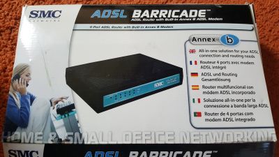 ADSL router s modemem