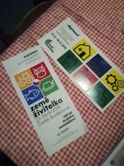 Vstupenka na expozici země živitelka