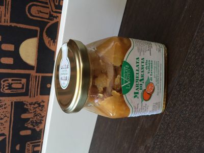 Pomerančová marmeláda z Itálie - otevřená, expirace r.2017