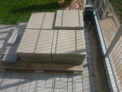 Betonová dlaždice 40x40 cm, 29 ks