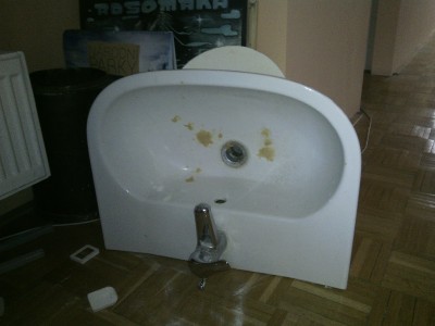 Umyvadlo a WC prkýnko