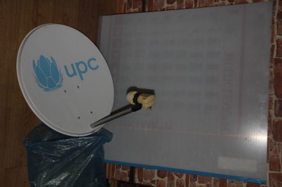 upc satelit+kabel+držák