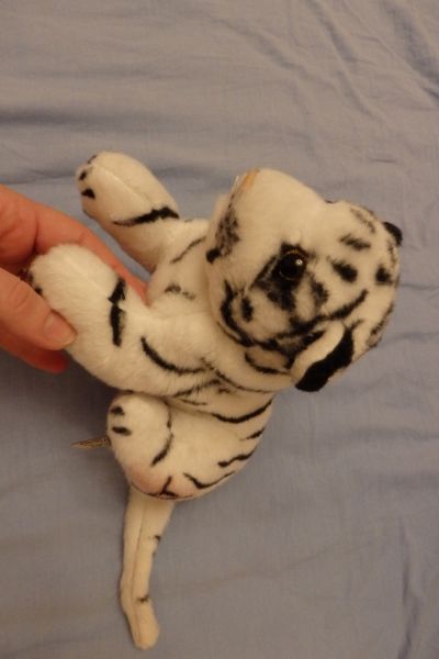 Plyšák bílý tygr