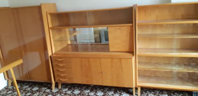 Retro obývací stěna v perfektním stavu 