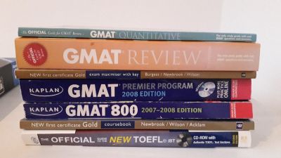 GMAT, New first certificate Gold coursebook, New Toefl