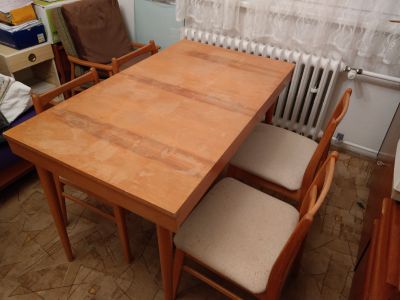 stůl + 4 židle