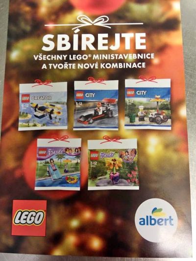 POPTÁVKA - ALBERT body na ministavebnici Lego