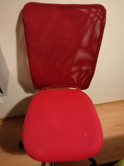 Zidle Torbjorn (IKEA) cervena