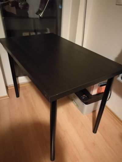 Cerny stul 60x100 cm LINNMON (IKEA)