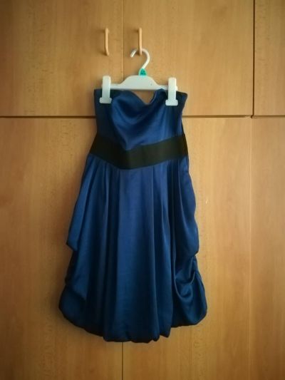 Modré šaty vel.34