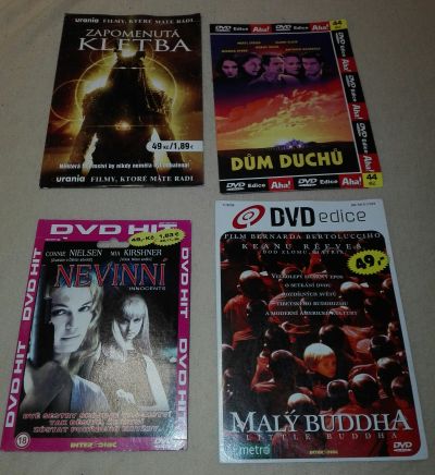 DVD filmy.,