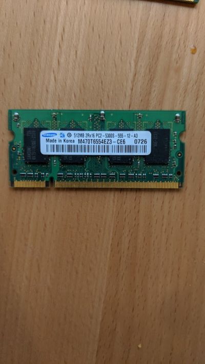 Samsung 512MB 2Rx16 PC2-5300S-555-12-A3 DDR2