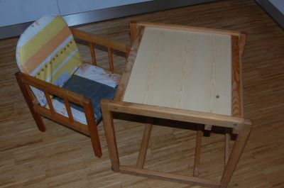 Dětská židlička + stoleček