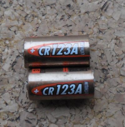 2ks Baterie CR 123A Lithiové