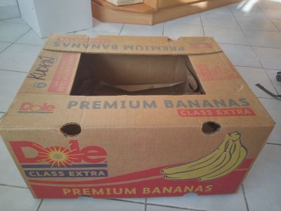 Krabice "banánovky" vhodné například pro stěhování