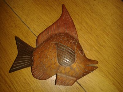 Dřevěná ryba
