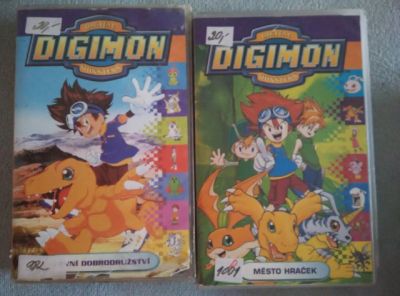 VHS kazety Digimon