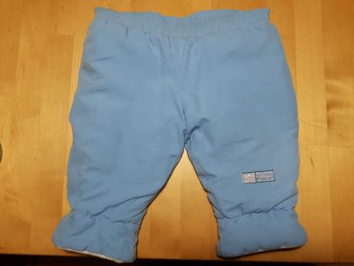 Dětské oteplovací kalhoty vel. 0 - 3 měsíce