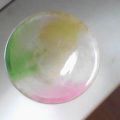 zajímavá barevná skleněná miska