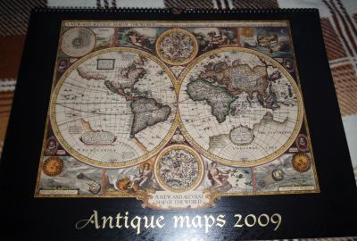 Starý kalendář - staré mapy
