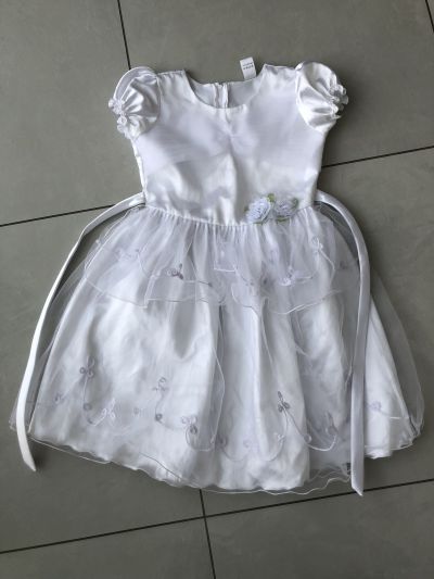 Dětské šaty, bílé, 8-10let