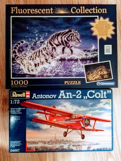 puzzle a model letadla