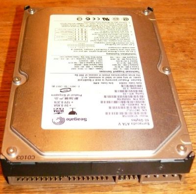 Pevný disk 60 GB na stolní počítač