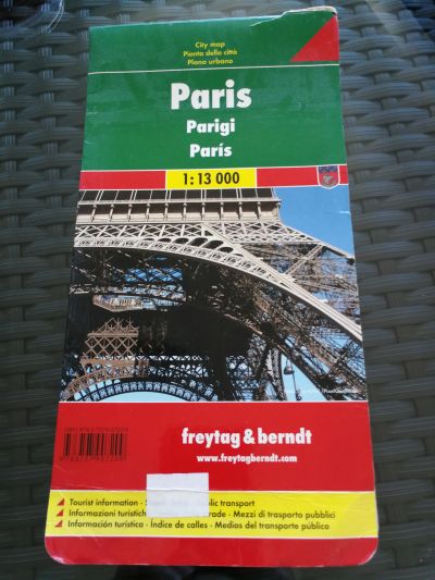 Mapa Paříže
