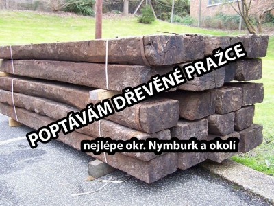 POPTÁVÁM DŘEVĚNÉ ŽELEZNIČNÍ PRAŽCE