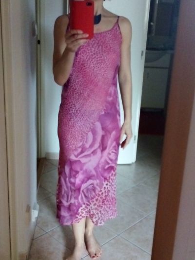 Růžové šaty, vel. 38-40