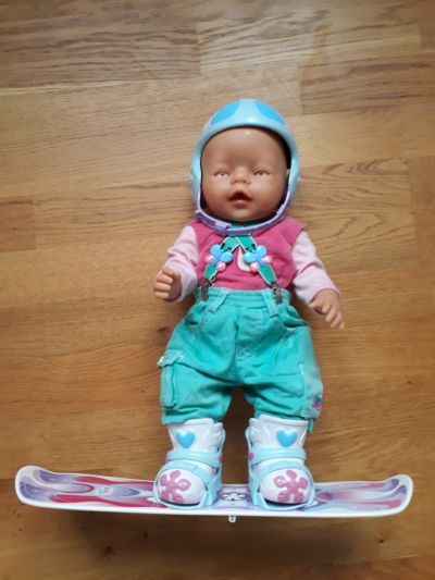 Panenka Baby Born Snowboard