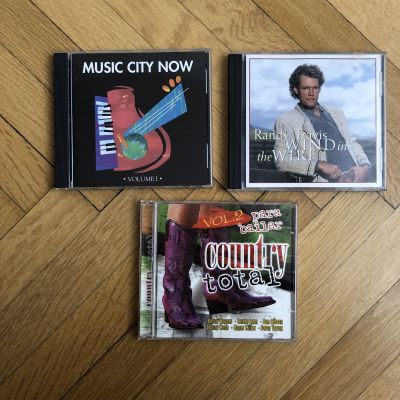 3 CD s country hudbou