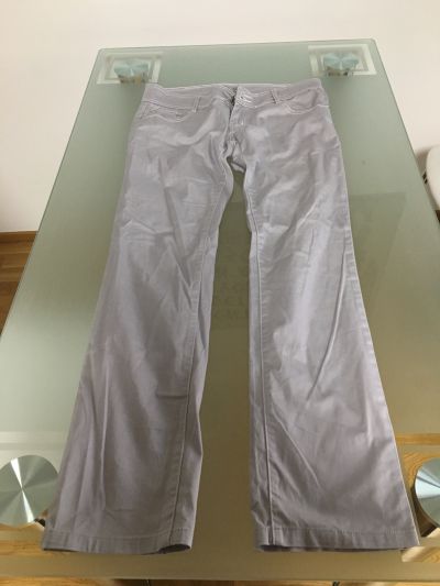 Kalhoty -šedé/stříbrné