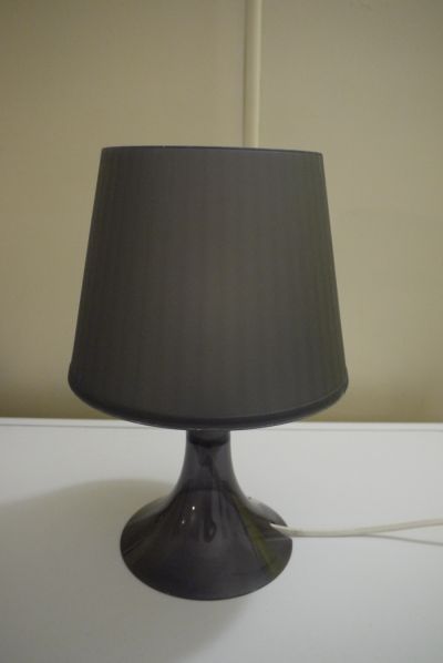 Ikea lampa tmavě šedá - bez žárovky