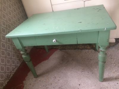 Retro stůl k renovaci + židle