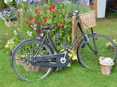 staré kolo na zahradu