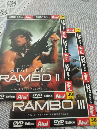 DVD Rambo ll, lll