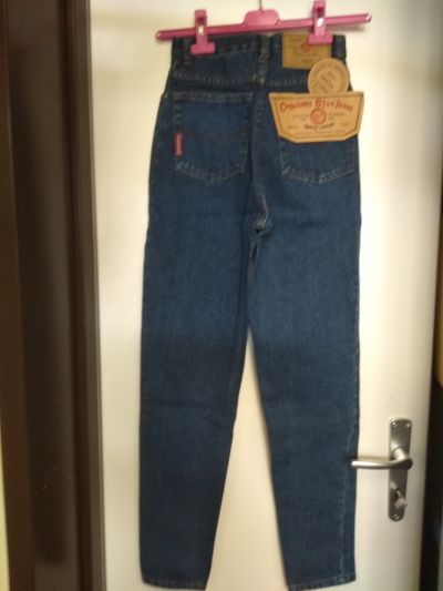 Nové jeans pro štíhlou slečnu, pas 60cm