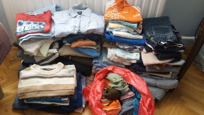 Velká hromada oblečení pro kluka 1,5 - 3 roky