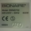 automatizovaný zvlhčovač Bionaire BWM5700