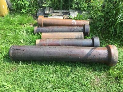 Kanalizační roury (kamenina) 6 kusů